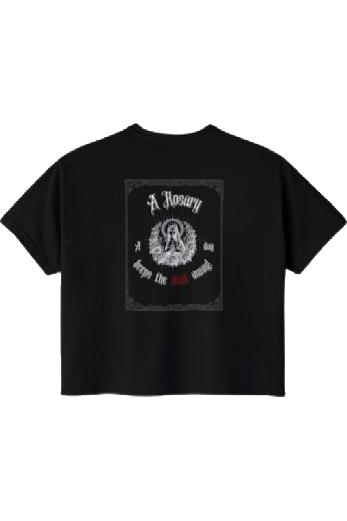 A Rosary a Day Keeps the Devil Away - Womens Tee - Image 4